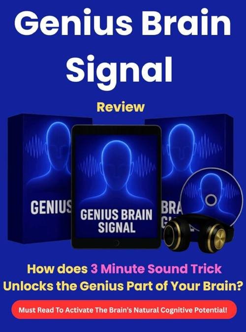 Final section image promoting the Genius Brain Signal audio program